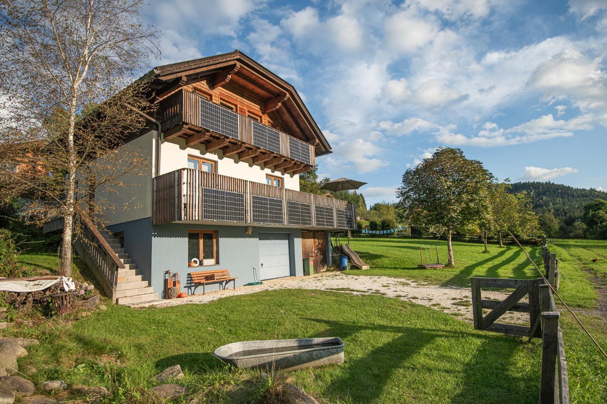 Mirnockahoi - Familienfreundliches Ferienhaus Fuer 4 Erwachsene, Maritimes Bergerlebnis, Panoramablick Von Terrasse Und Balkon, Carinthia, Millstaettersee Ferndorf Exterior foto